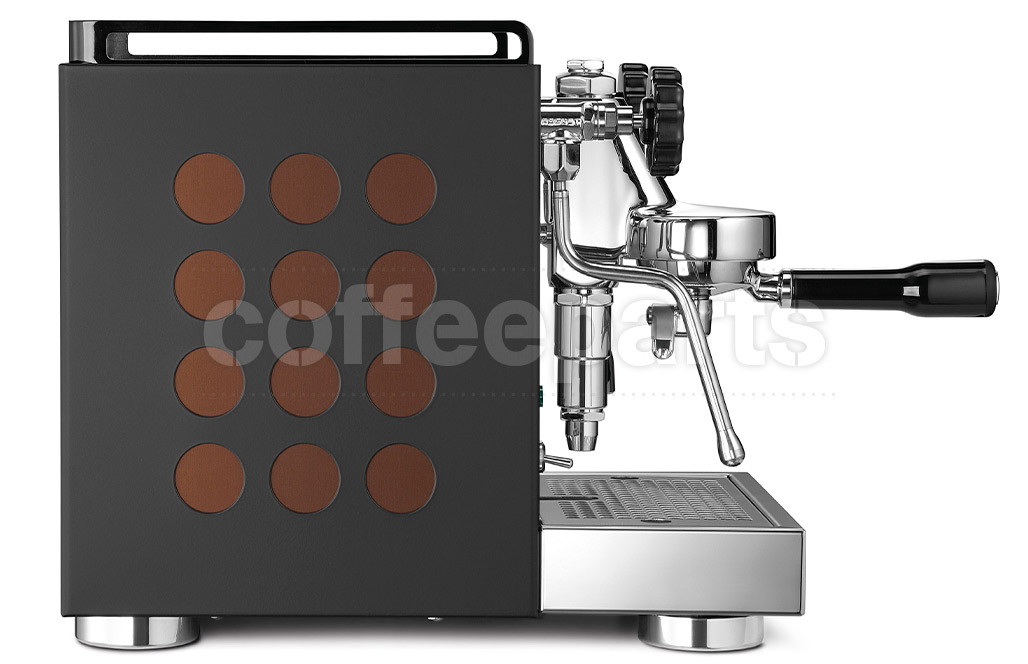 Rocket Appartamento Nero Series with Copper Inserts Coffee Parts