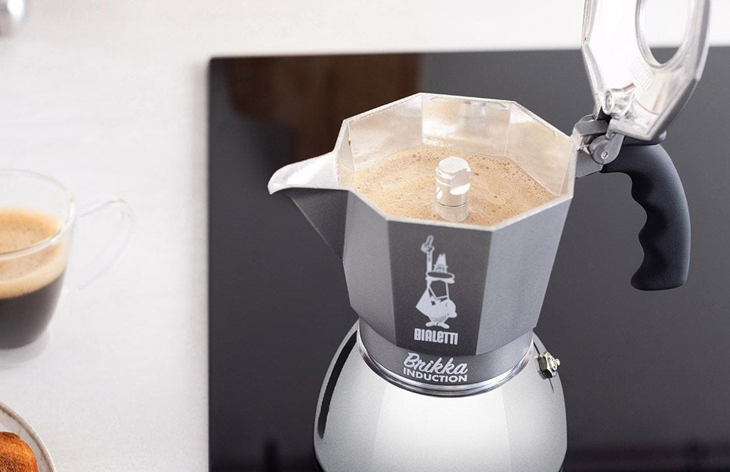 Bialetti 4 Cup Brikka Induction Coffee Maker | Coffee Parts Bialetti 4 Cup Brikka Induction Coffee Maker | Coffee Parts
