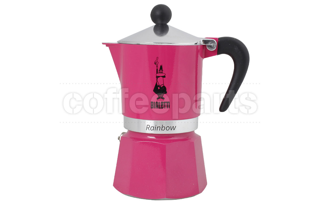 Bialetti 3 Cup Moka Rainbow Coffee 