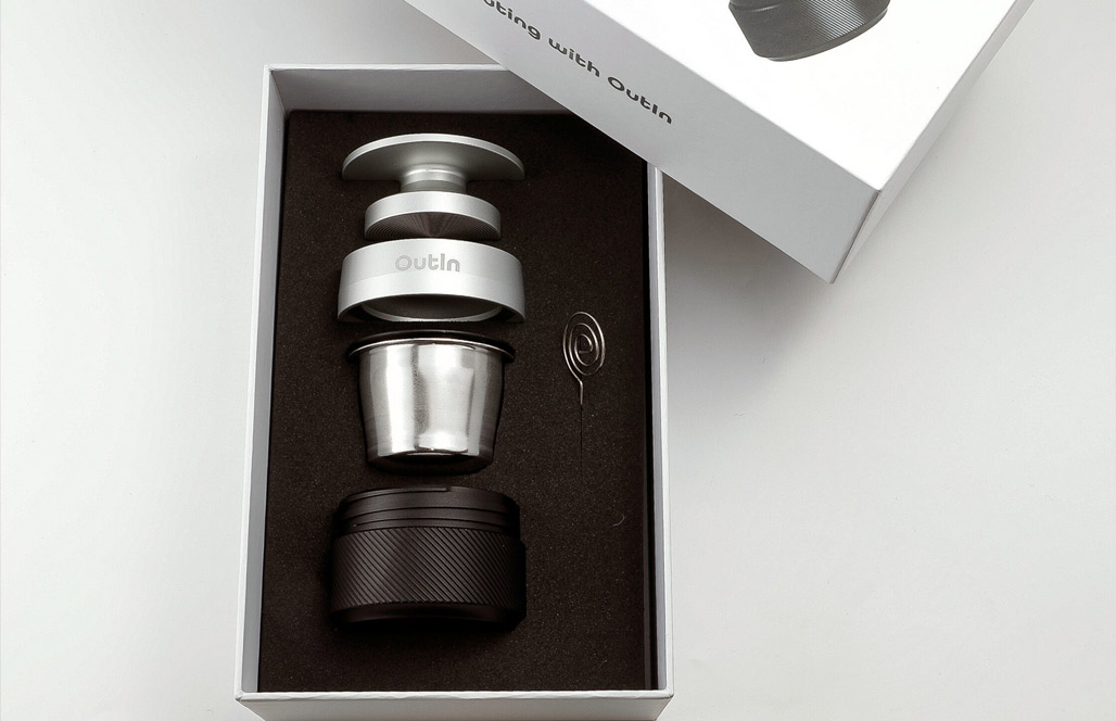 outin nano Basket Plus コーヒースタンド　3点セット Amazon.com: OutIn Nano Espresso Accessories Kit, Basket Plus