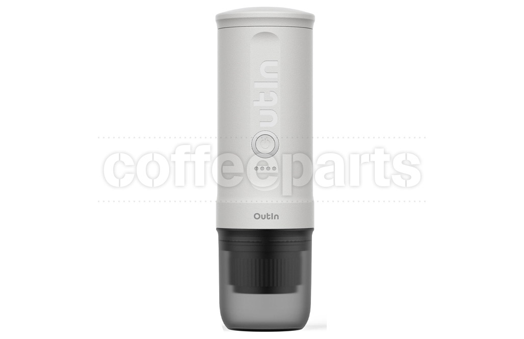 Outin Nano Portable Espresso Maker: Pearl White | Coffee Parts