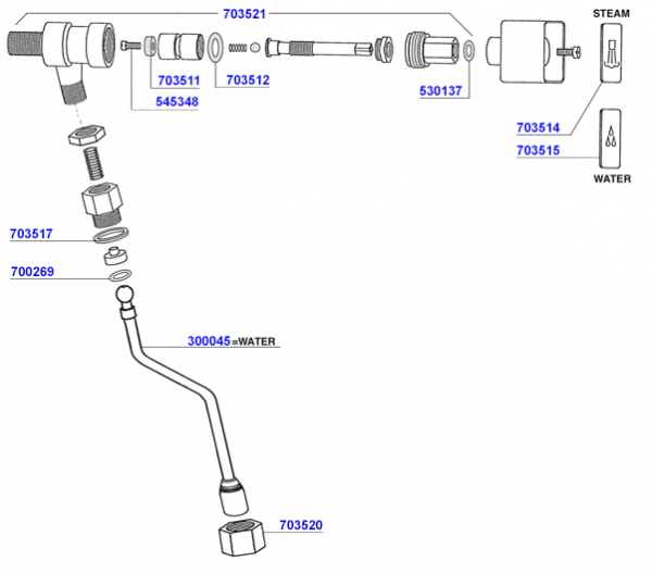 Aurora - Steam and hot water valves 1