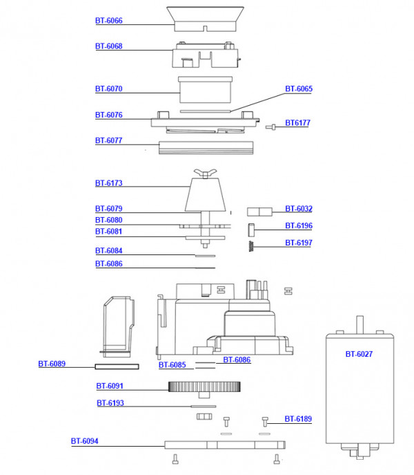 Encore Motor Assembly Baratza Coffee Parts