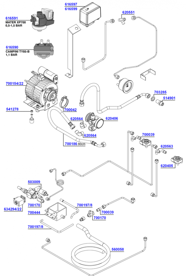 BFC - Motors, pumps and electrical components