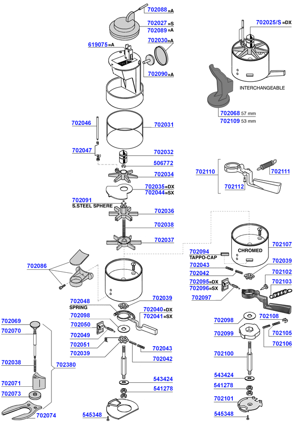 Boema - Dosage chamber parts