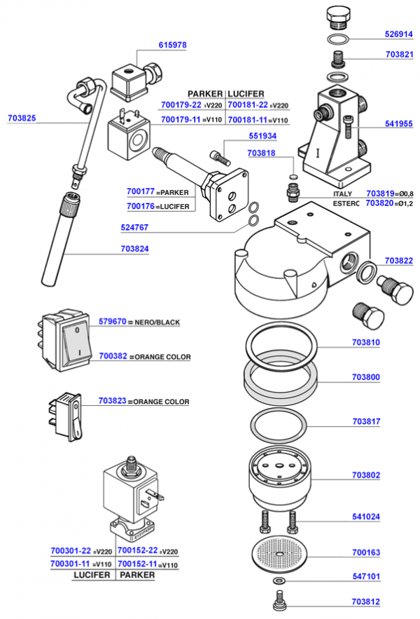 Carimali - Group head solenoid operated