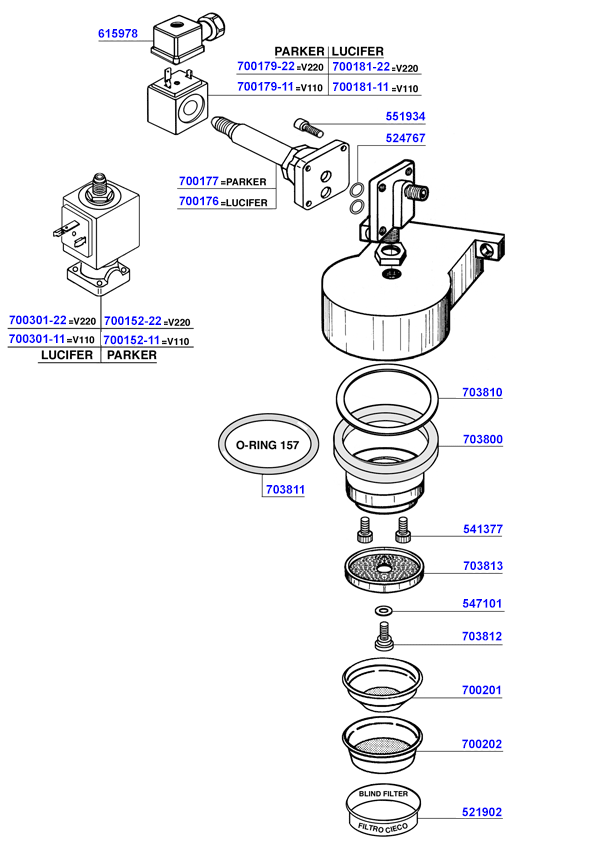 Carimali - Group head solenoid operated