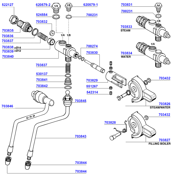 Carimali - Steam and hot water valves 1