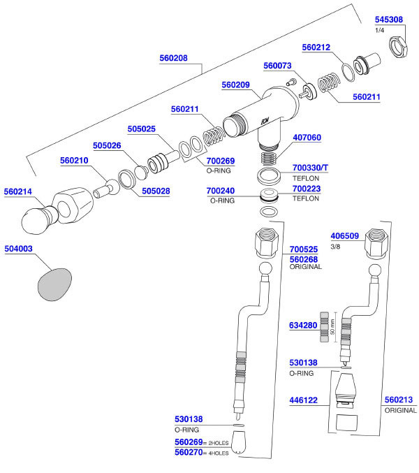 ECM Germany - Synchronika Lever Steam Arm 