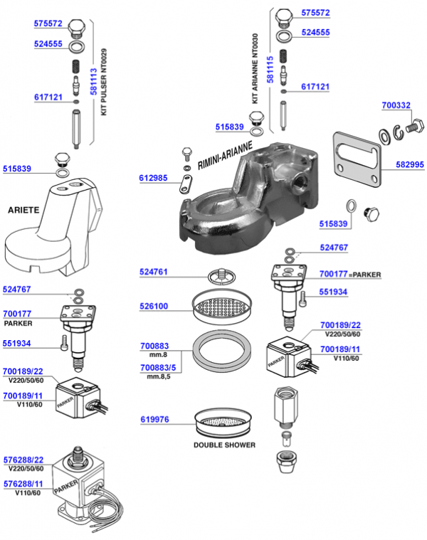 Futurmat - Group head solenoid operated