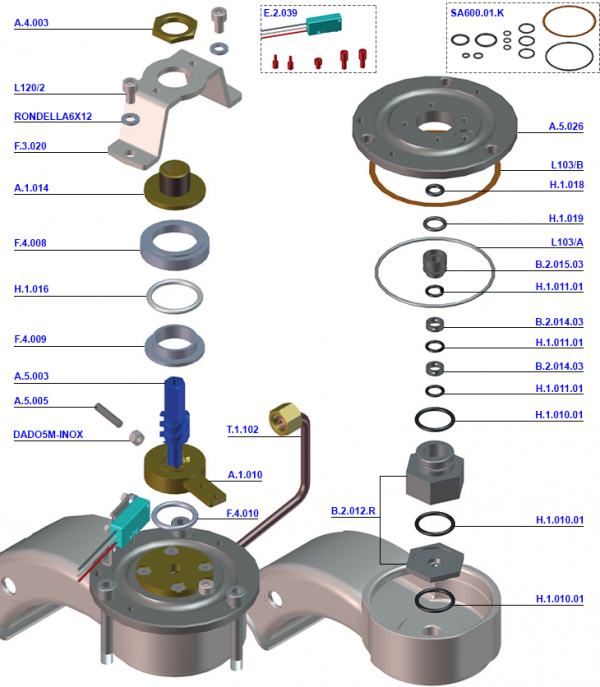 La Marzocco FB70 - Coffee Boiler Head MP