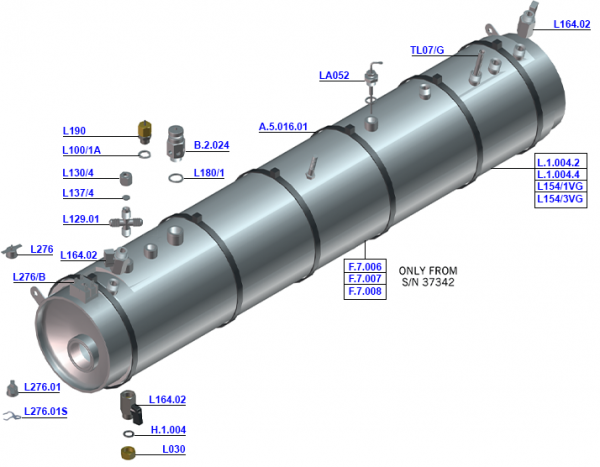 La Marzocco FB70 - Steam Boiler Assembly