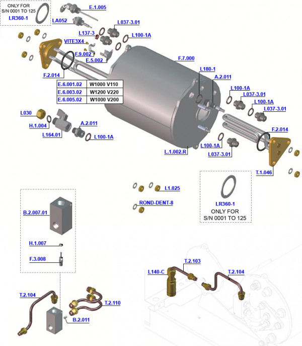 La Marzocco GS3 Boiler Assembly Coffee Parts