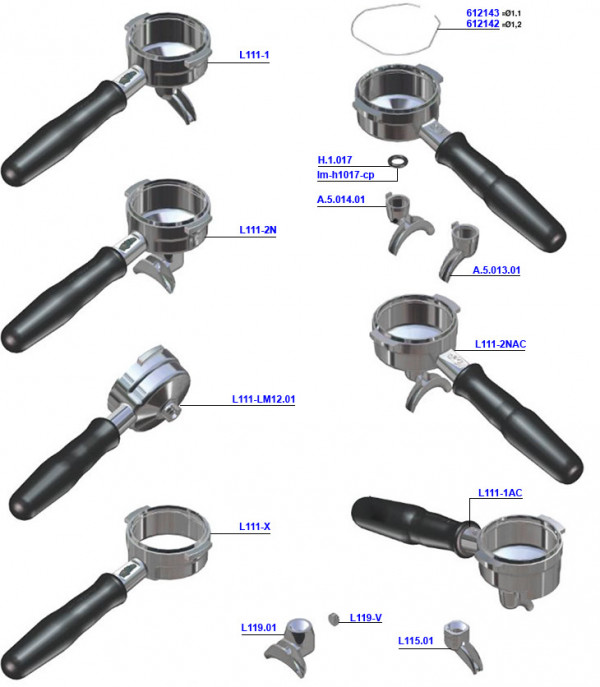 La Marzocco GS3 Portafilters Coffee Parts