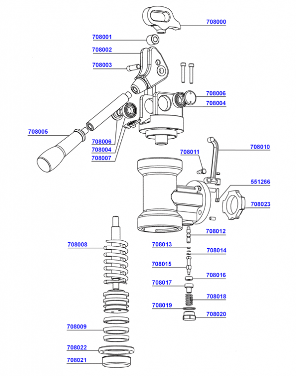 Pavoni - Lever group head