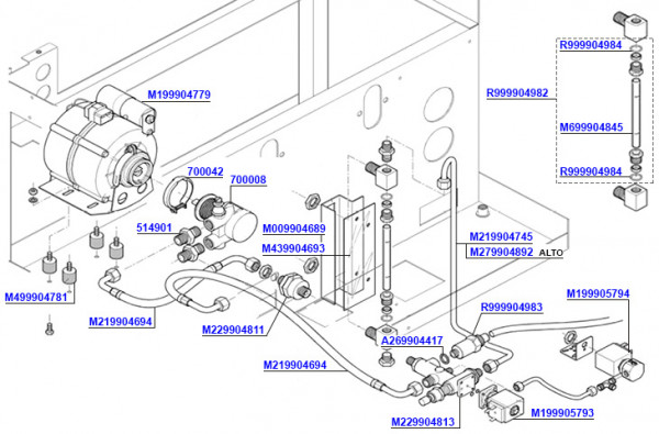 Rocket RE A Pump Assembly