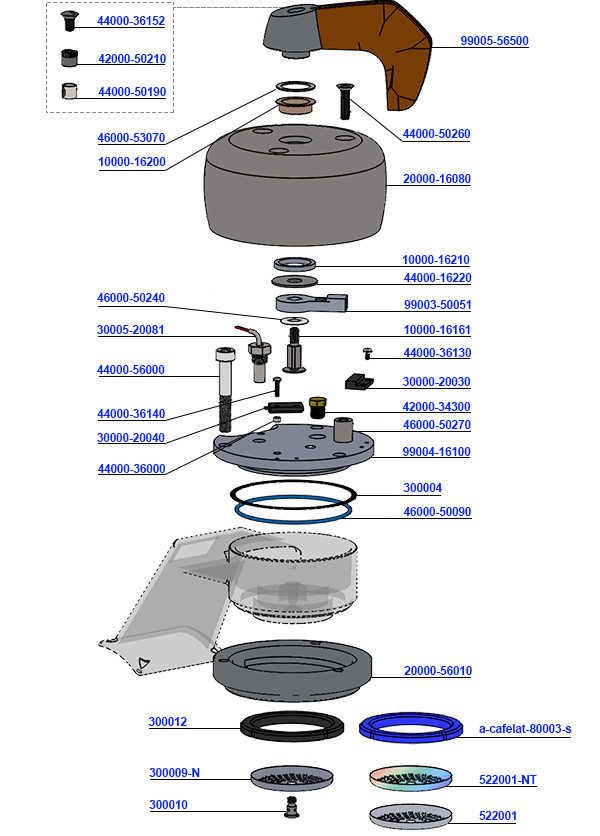 Group Head Assembly Steam X