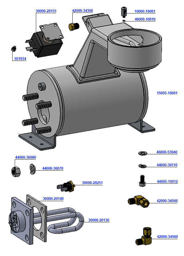 Brew Tank Assembly Steam X