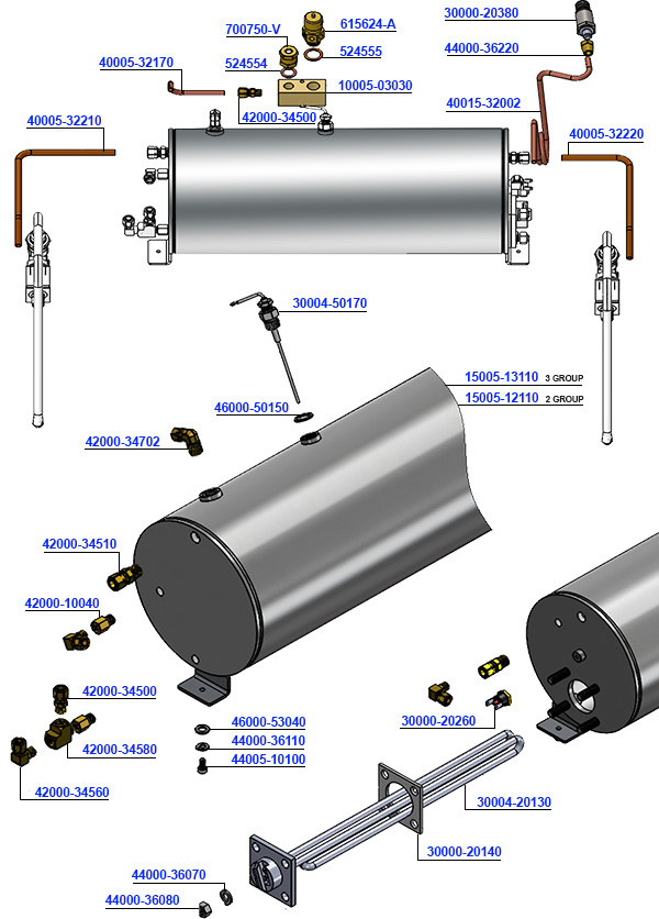 Steam Tank Circuit Assembly Steam X