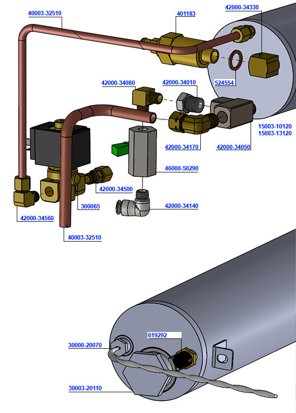 Pre heat Tank Assembly V3