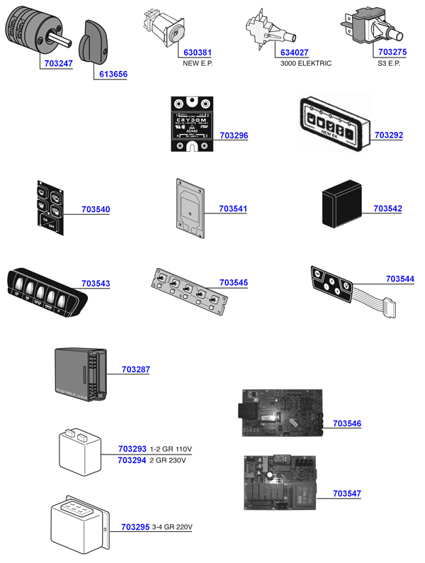 Spaziale - Touch pads, switches and control boards