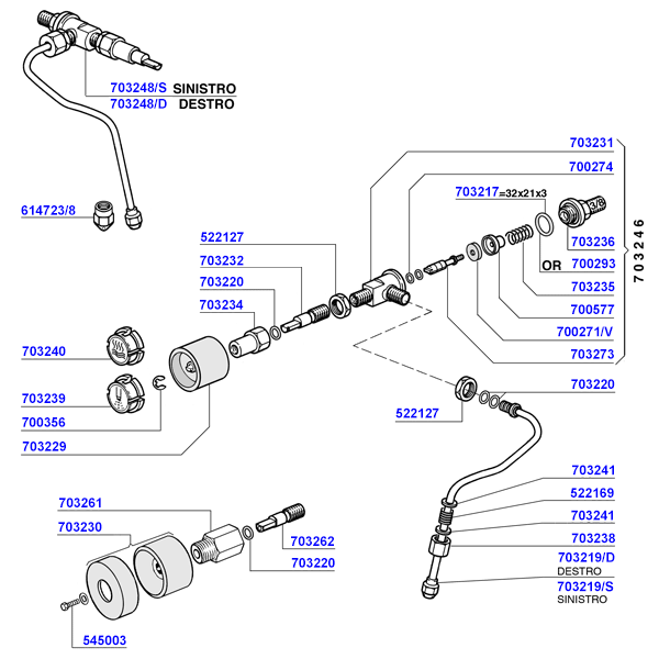 Spaziale - Steam and hot water valves 1