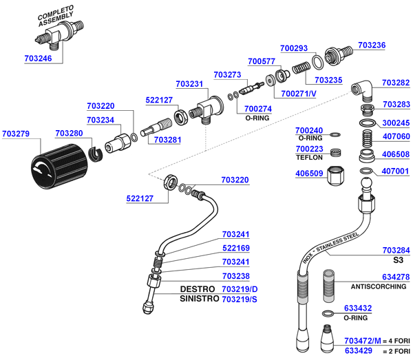 Spaziale - Steam and hot water valves 3