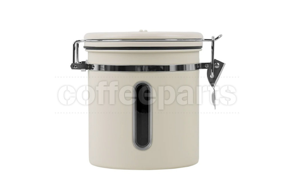 iKape Coffee bean storage canister 600g: White 