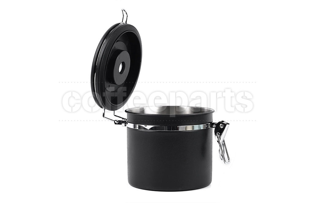 iKape Coffee bean storage canister 300g: Black 