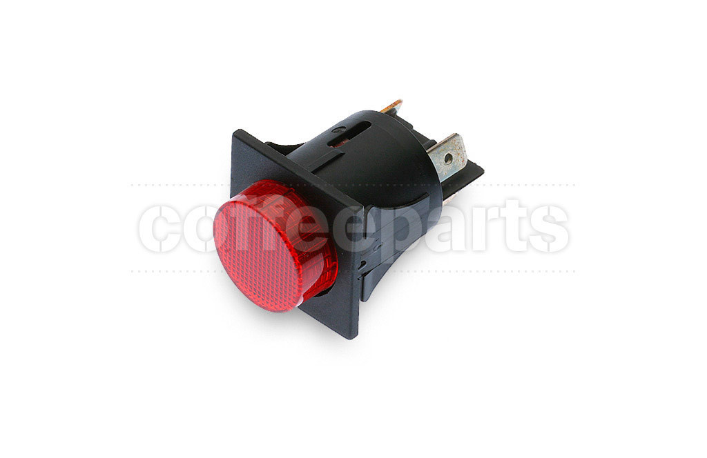 2-pole square push button
