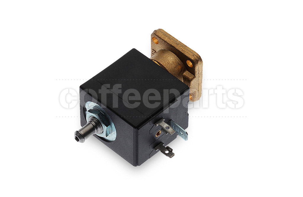 3-way OLAB solenoid valve flat base 220v/50/60 (complete)