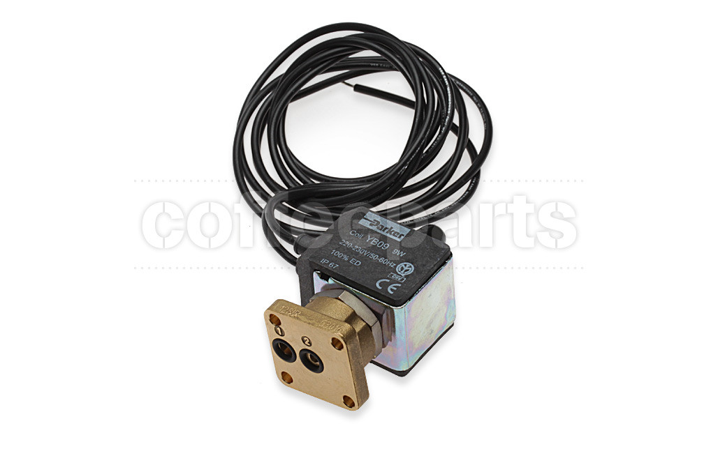 3-way PARKER solenoid coil 24v dc (coil only) solenoid valve with wire flat base 220v/50/60 (complete)