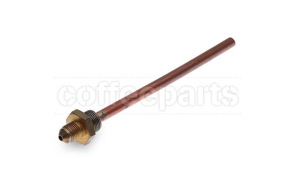 Copper inlet pipe 3/8-1/4 inch bsp
