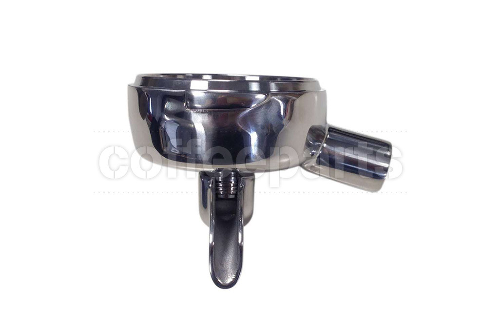 portafilter body m12 3/8 15 stainless steel with single spout