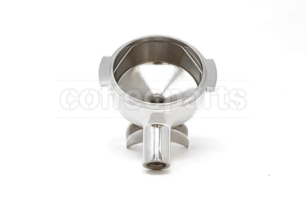 portafilter body m12 3/8 15 stainless steel with double spout