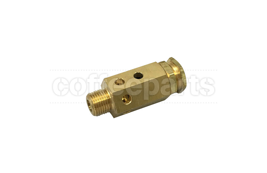 Boiler safety valve with 1/8 inch bsp thread