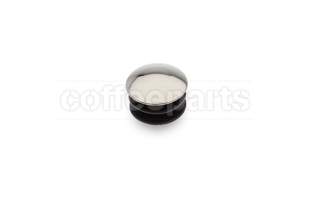 Chromed portafilter handle plug
