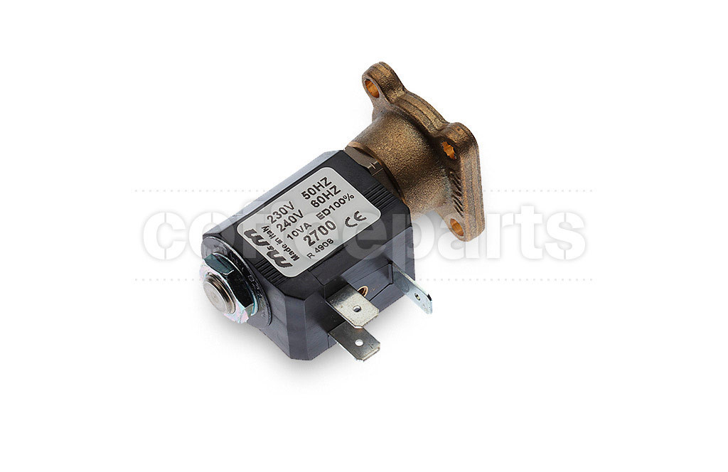 2-way MnM solenoid valve flat base 220v (complete)
