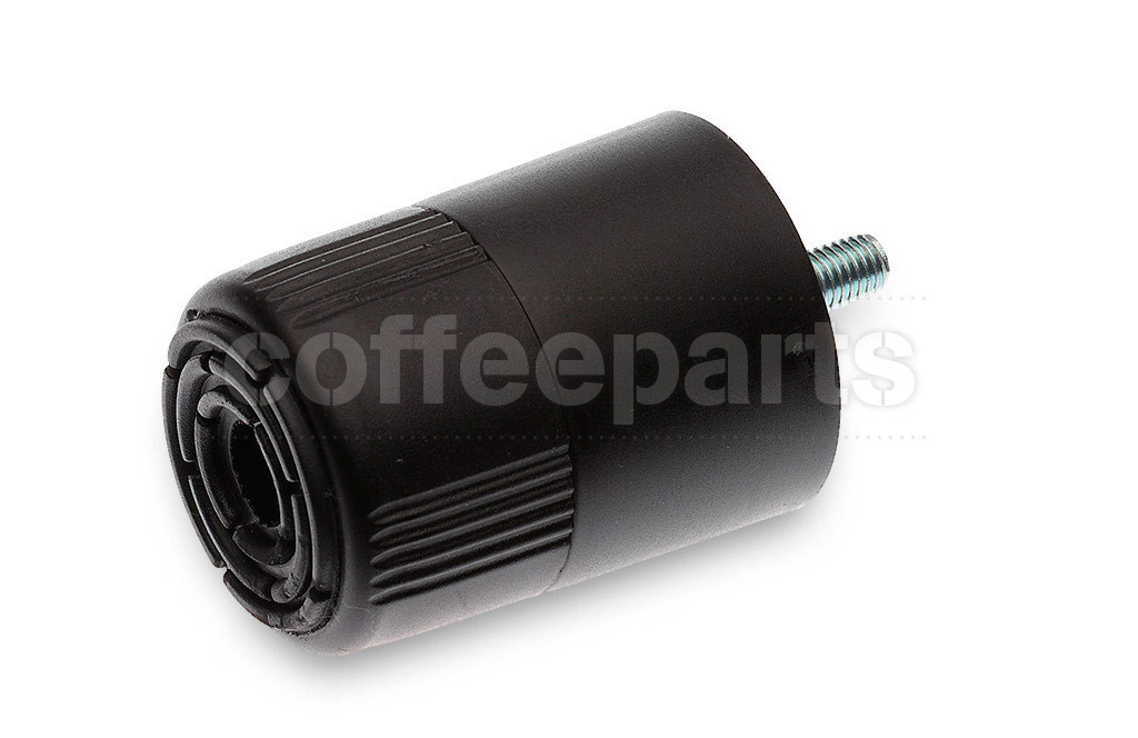 Plastic foot adjustable 60x80-100mm height with m10 thread