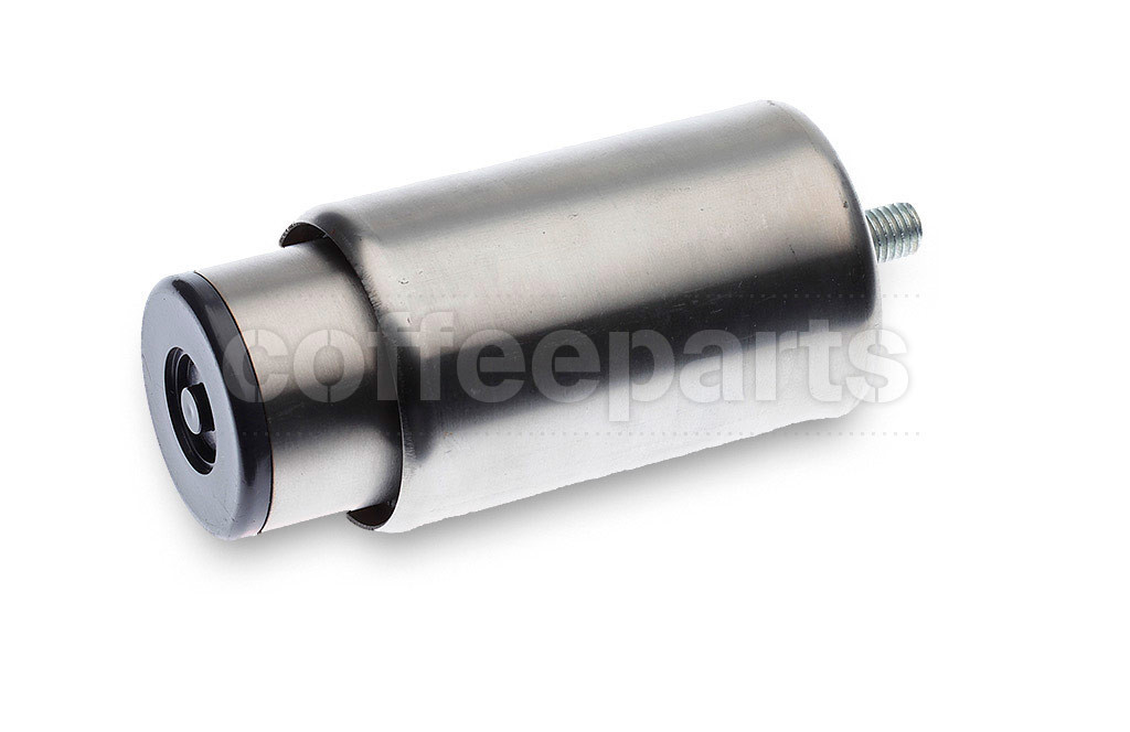 Stainless foot adjustable 60x115-165mm height with m10 thread