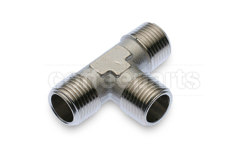 Fitting t-shaped 3/8m inch bsp