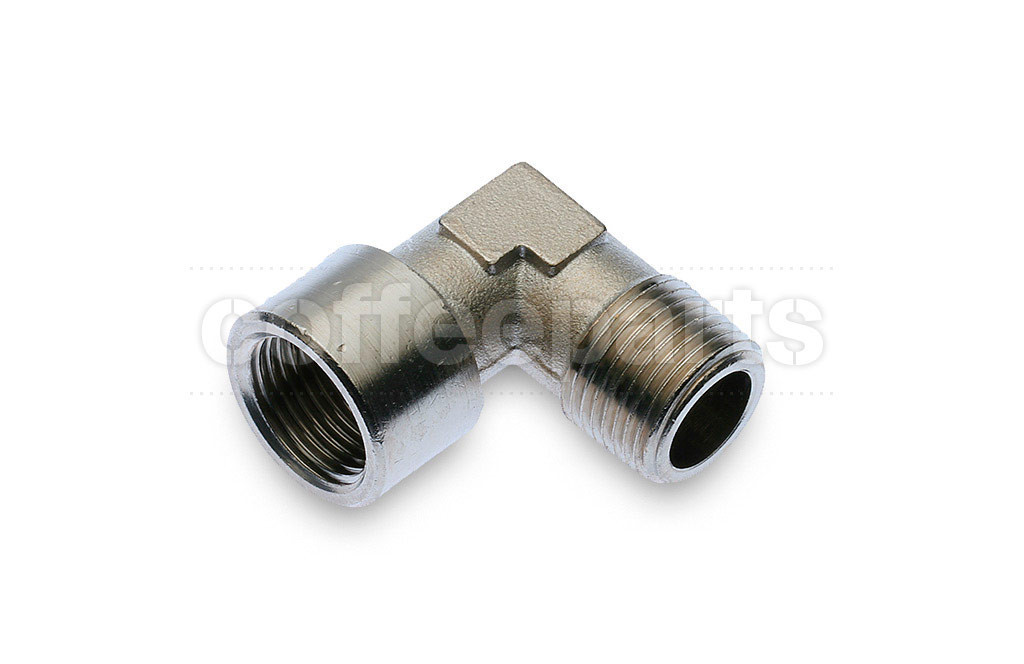 Fitting l-shaped 3/8mf inch bsp
