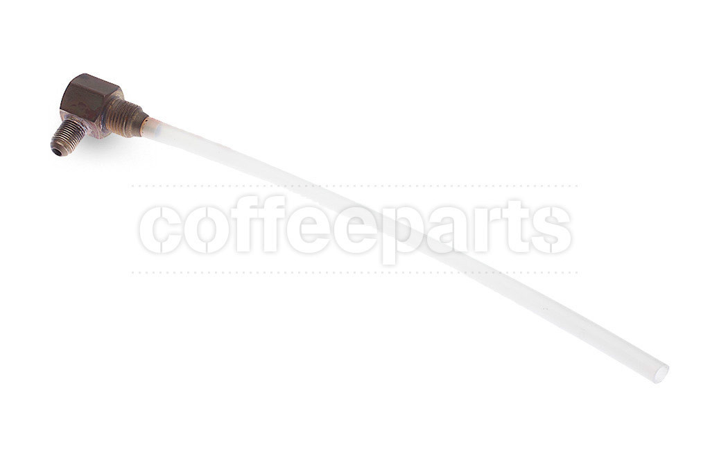 Curved inlet pipe 1/4 - 1/8 inch bsp