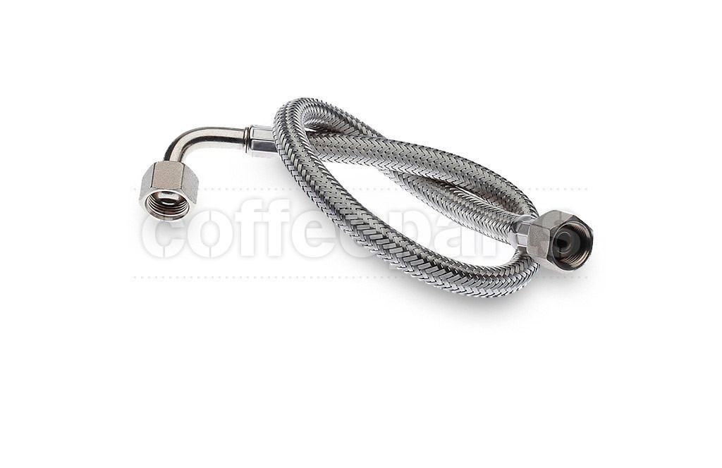 Stainless steel hose w/ conical curve 3/8ff inch bsp thread 150cm