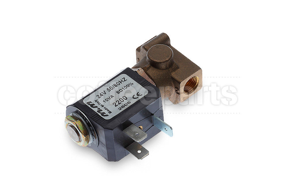 2-way MnM solenoid valve 1/8-1/8 inch bsp 24v 50 (complete)