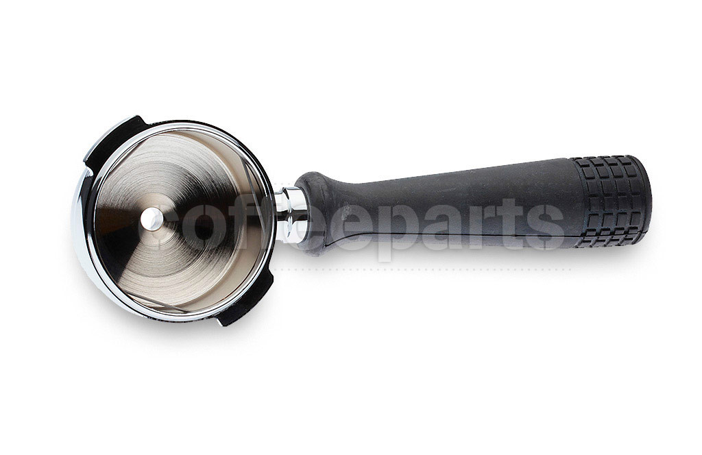 Portafilter with rubber handle (baskets and spouts not included)