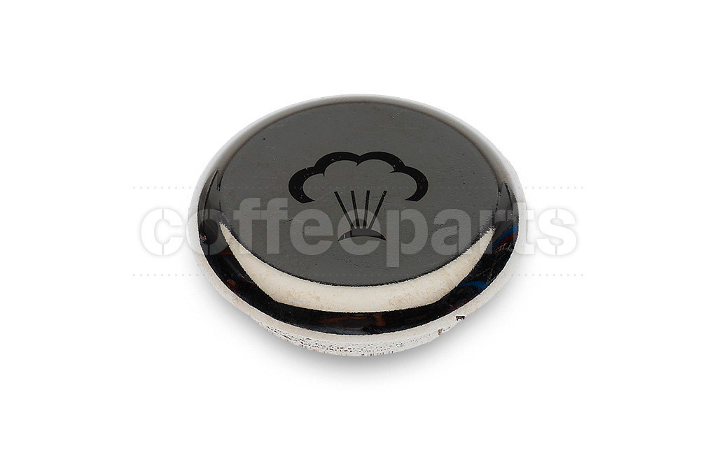 Chromo steam knob cap