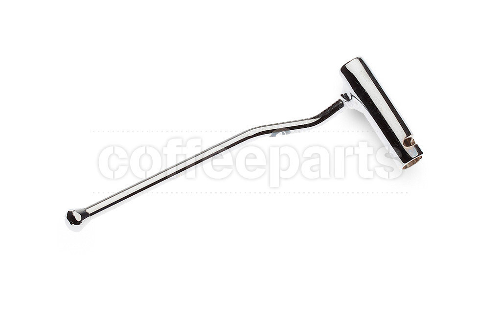 Steam tube with chromed diffuser spout