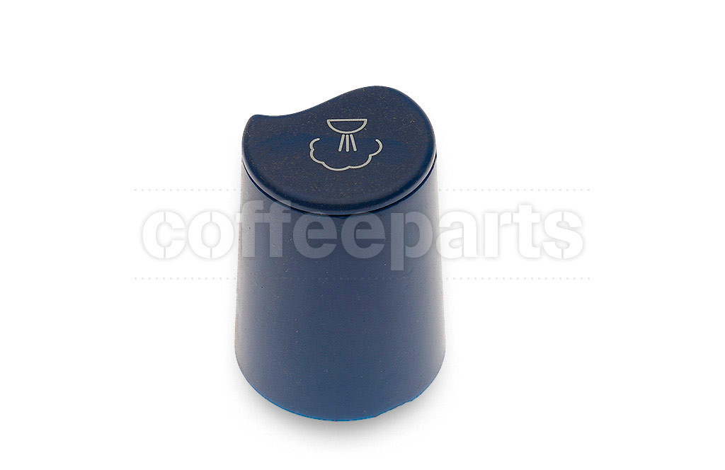 Steam blue knob ellisse