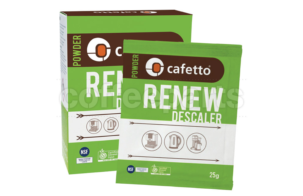 Cafetto Renew Coffee Machine Descaler (6 x 25g) Coffee Parts